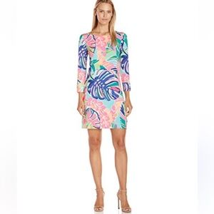 Lilly Pulitzer UPF50+ dress in print Exotic Garden NWOT size Large